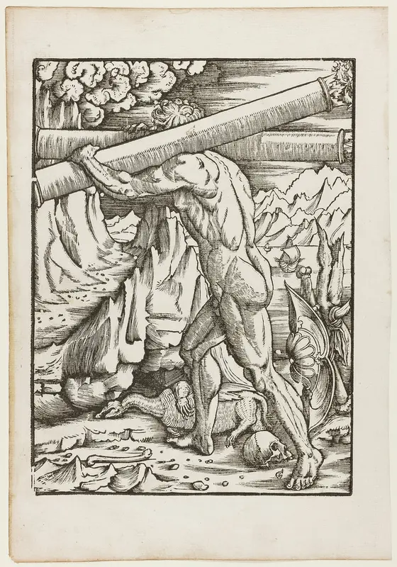 The Labors of Hercules: The Pillars of Hercules Wall Art by Gabriel Salmon - High-Resolution Digital Print