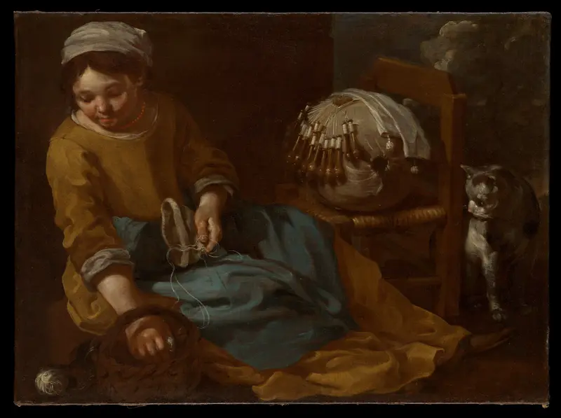 The Lacemaker Wall Art by Bernhard Keil - High-Resolution Digital Print
