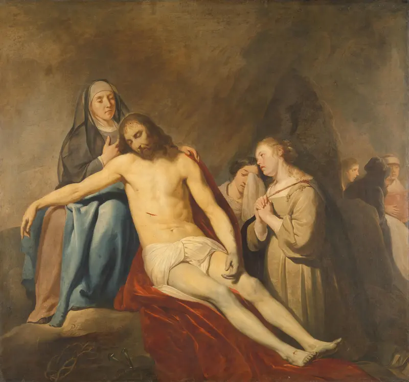 The Lamentation Wall Art by Pieter de Grebber - High-Resolution Digital Print