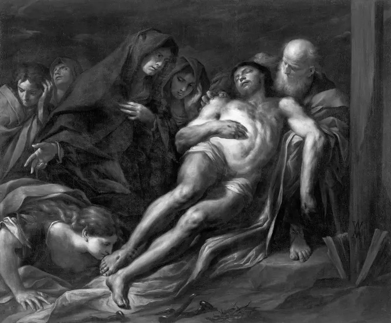 The Lamentation Wall Art by Andrea Vaccaro - High-Resolution Digital Print