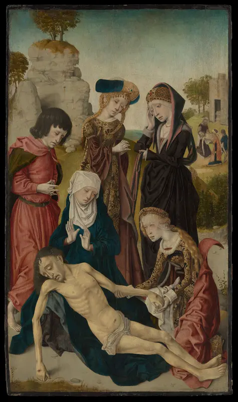 The Lamentation Wall Art by Master of the Virgin among Virgins - High-Resolution Digital Print
