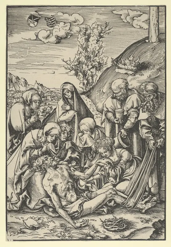 The Lamentation, from The Passion Wall Art by Lucas Cranach the Elder - High-Resolution Digital Print