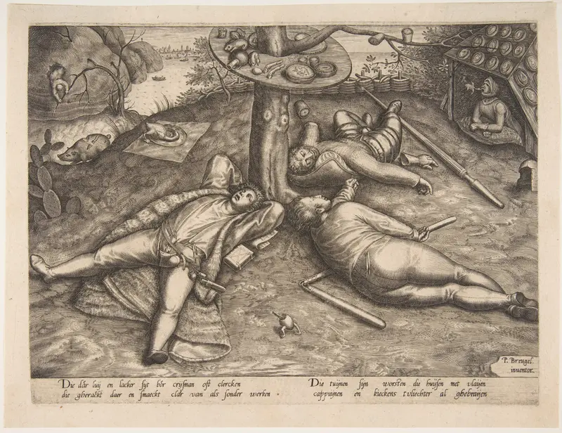 The Land of Cockaigne Wall Art by Pieter van der Heyden - High-Resolution Digital Print