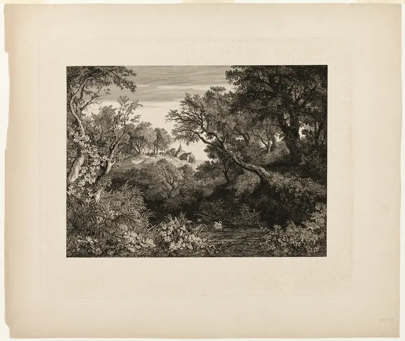 The Large German Landscape Wall Art by Johann Wilhelm Schirmer - High-Resolution Digital Print