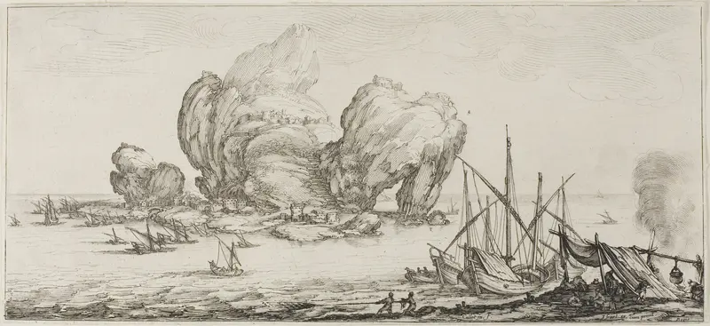 The Large Rock, from Various Scenes Designed in Florence