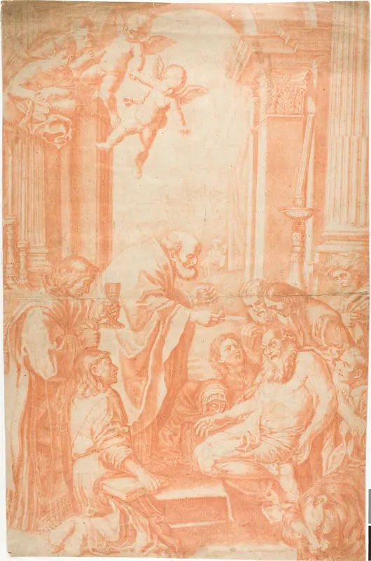 The Last Communion of Saint Jerome Wall Art by Domenichino - High-Resolution Digital Print