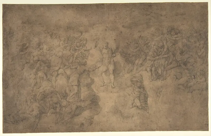 The Last Judgment Wall Art by Michelangelo Buonarroti - High-Resolution Digital Print