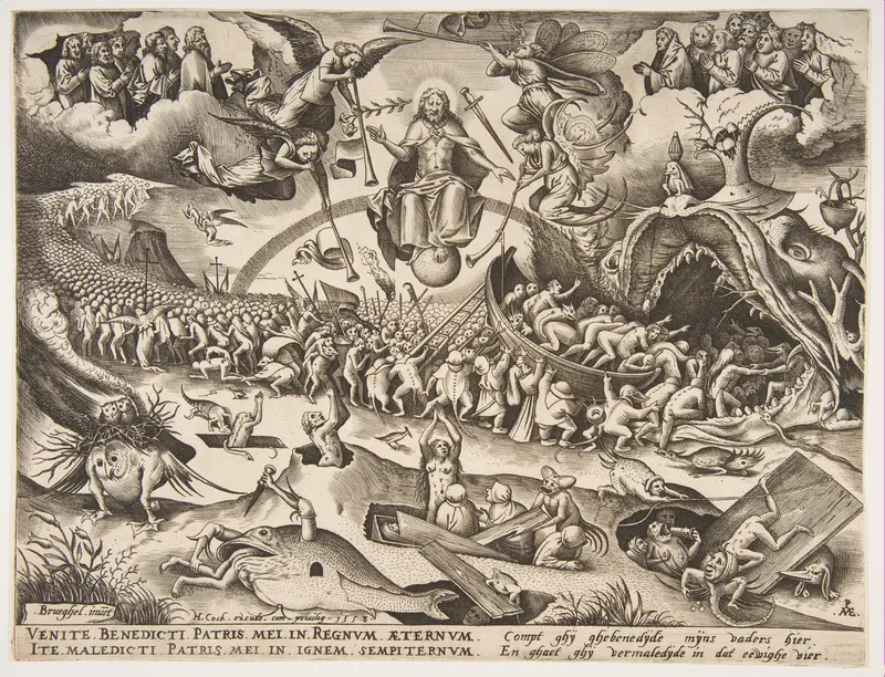 The Last Judgment Wall Art by Pieter van der Heyden - High-Resolution Digital Print
