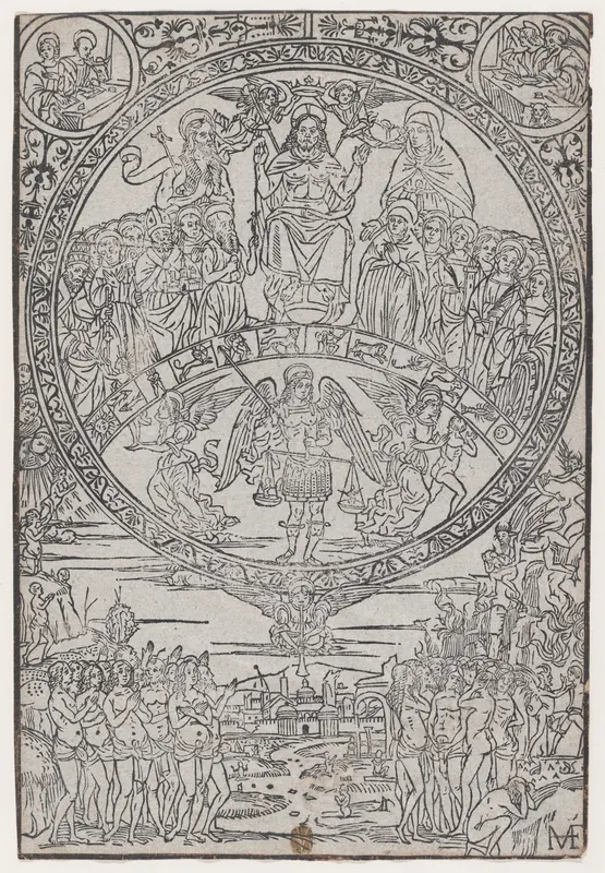 The Last Judgment Wall Art by Anonymous, Italian, 15th to 16th century - High-Resolution Digital Print