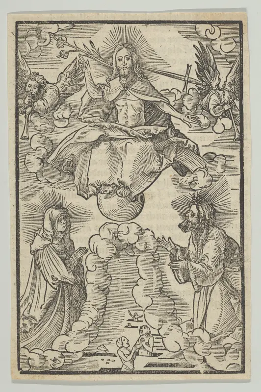 The Last Judgment, from Hymmelwagen auff dem, wer wol lebt... Wall Art by Hans Schäufelein - High-Resolution Digital Print