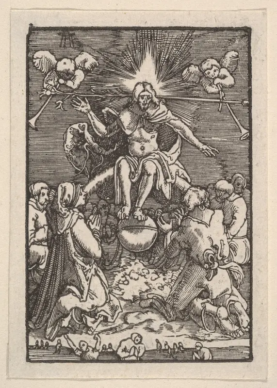 The Last Judgment, from "The Fall and Salvation of Mankind Through the Life and Passion of Christ" Wall Art by Albrecht Altdorfer - High-Resolution Digital Print