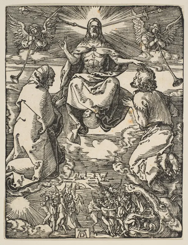 The Last Judgment, from "The Small Passion" Wall Art by Albrecht Dürer - High-Resolution Digital Print