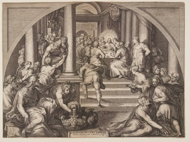 The Last Supper Wall Art by Jacob Matham - High-Resolution Digital Print