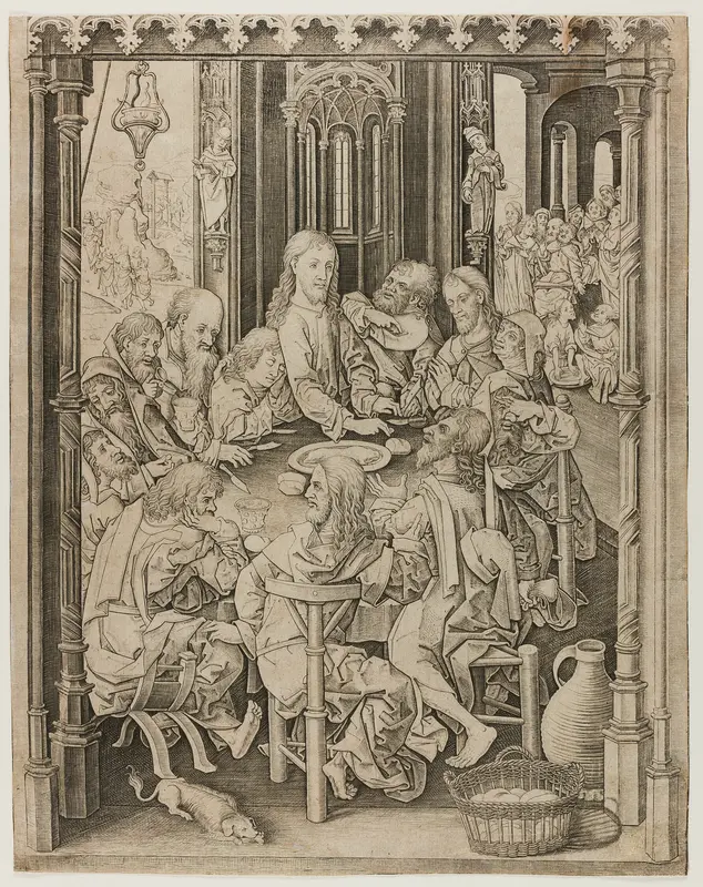 The Last Supper Wall Art by Master I.A.M. of Zwolle - High-Resolution Digital Print