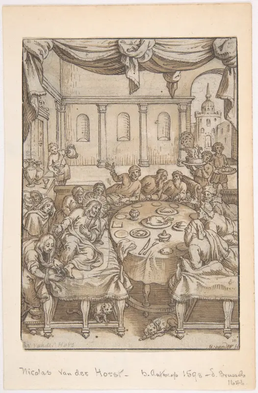 The Last Supper Wall Art by Nicolaas van der Horst - High-Resolution Digital Print
