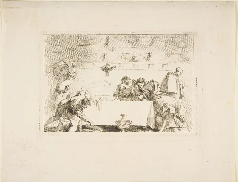 The Last Supper Wall Art by Jean Honoré Fragonard - High-Resolution Digital Print