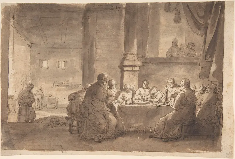 The Last Supper Wall Art by Claes Moeyaert - High-Resolution Digital Print