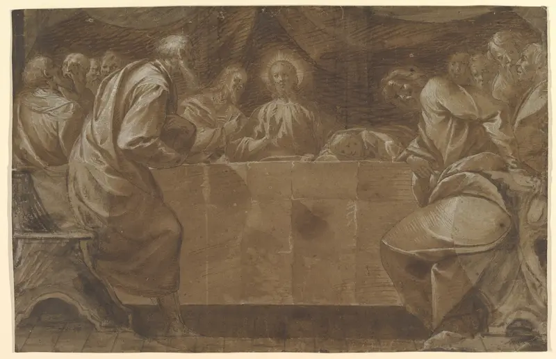 The Last Supper Wall Art by Morazzone (Pier Francesco Mazzucchelli) - High-Resolution Digital Print