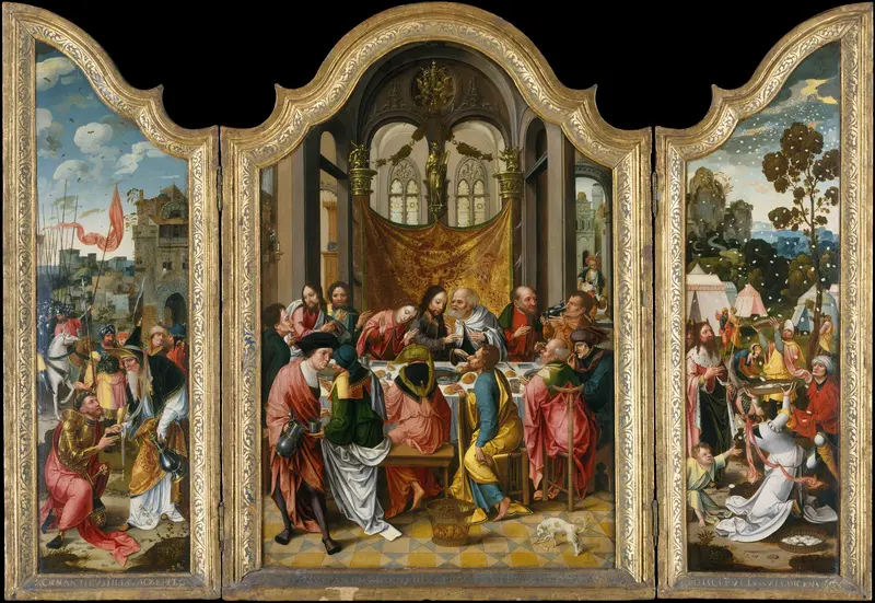 The Last Supper Wall Art by Netherlandish (Antwerp Mannerist) Painters - High-Resolution Digital Print