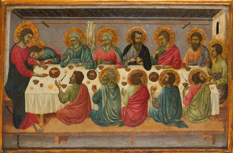 The Last Supper Wall Art by Ugolino da Siena (Ugolino di Nerio) - High-Resolution Digital Print