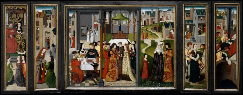 The Life and Miracles of Saint Godelieve Wall Art by Master of the Saint Godelieve Legend - High-Resolution Digital Print
