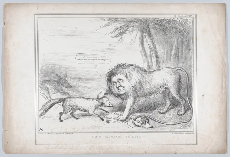 The Lion's Share Wall Art by John Doyle - High-Resolution Digital Print