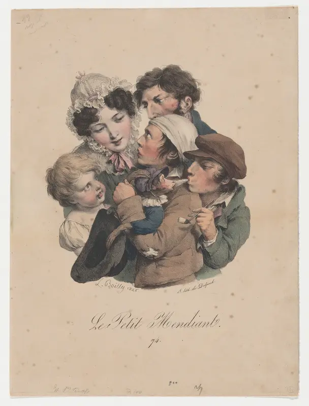 The Little Beggar Wall Art by Louis Léopold Boilly - High-Resolution Digital Print