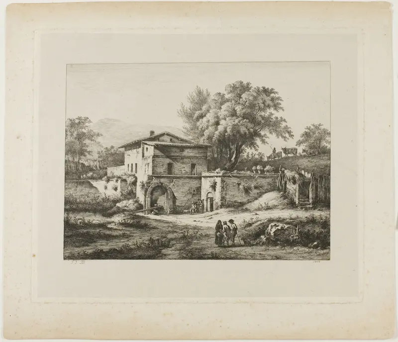 The Little Chapel Wall Art by Jean Jacques de Boissieu - High-Resolution Digital Print