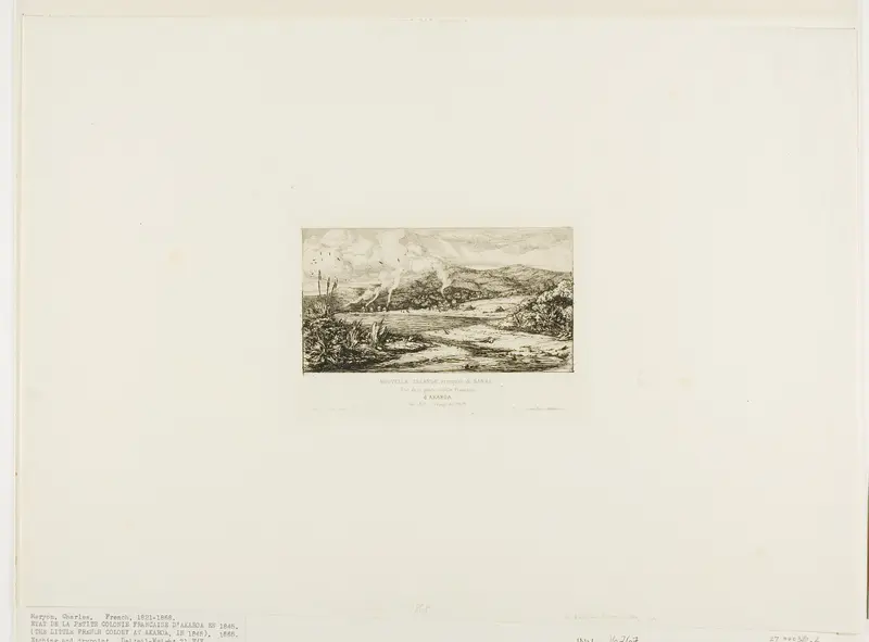 The Little French Colony at Akaroa, 1845