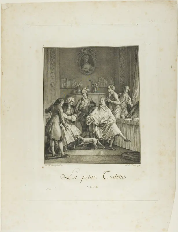 The Little Toilette, from Monument du Costume Physique et Moral de la fin du Dix-huitième siècle