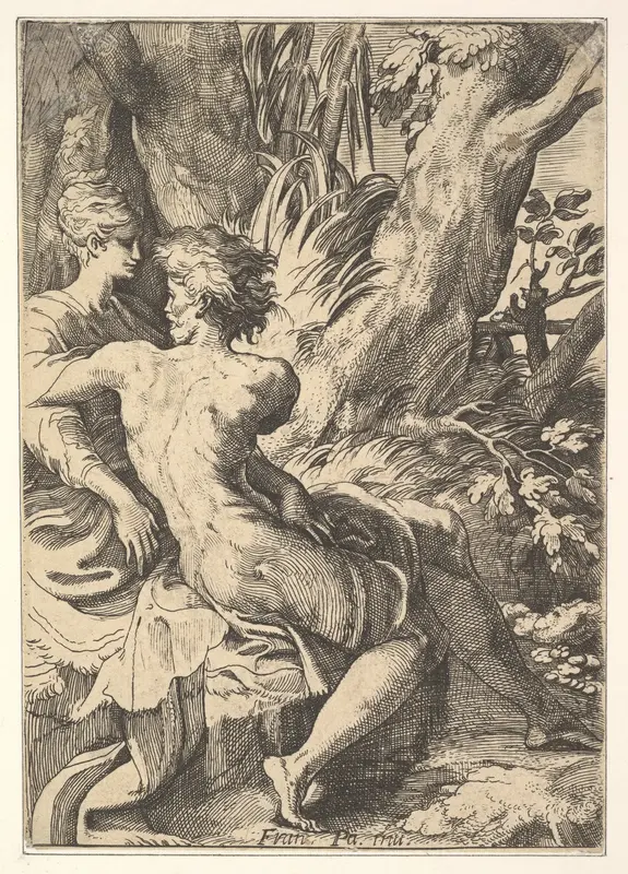 The Lovers Wall Art by Anonymous, Italian, 17th century - High-Resolution Digital Print