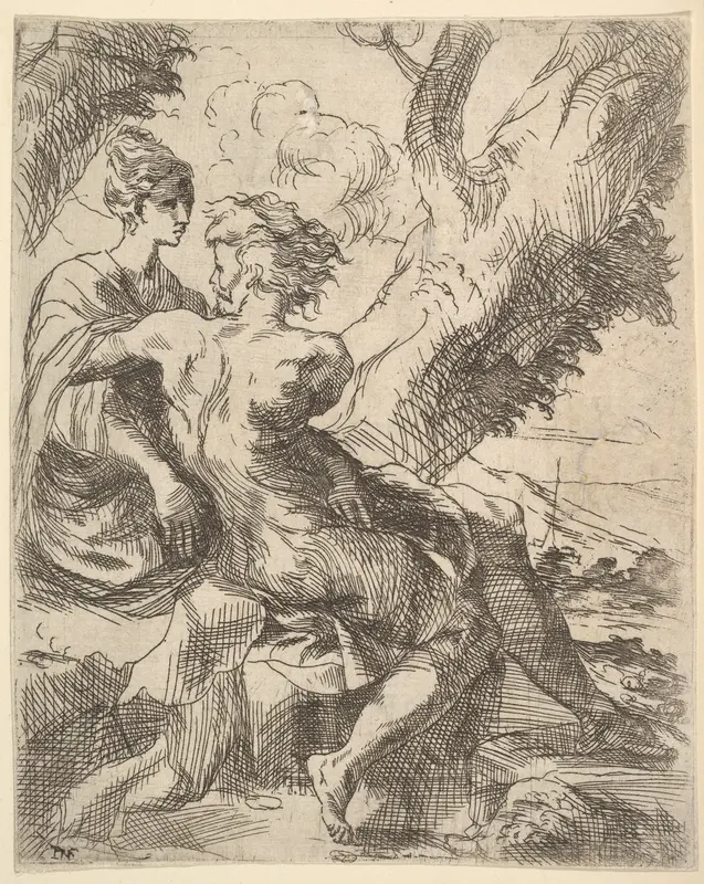The Lovers Wall Art by Anonymous, Italian, 16th century - High-Resolution Digital Print