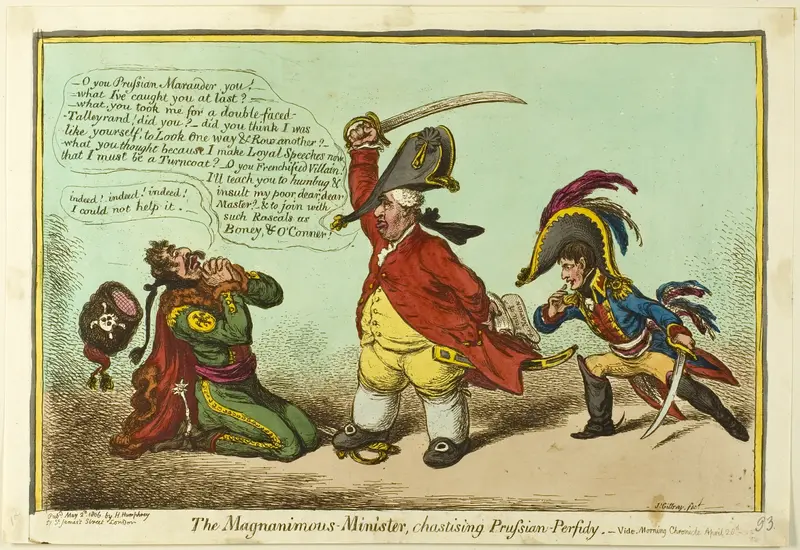 The Magnanimous-Minister, Chastising Prussian-Perfidy