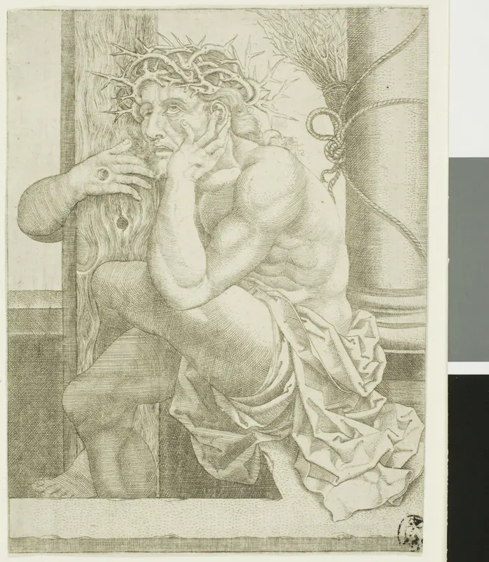 The Man of Sorrows Wall Art by Frans Crabbe van Esplegem - High-Resolution Digital Print