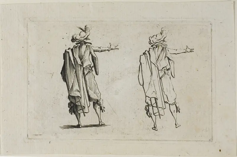 The Man Seen from the Back, Right Arm Raised, from The Caprices