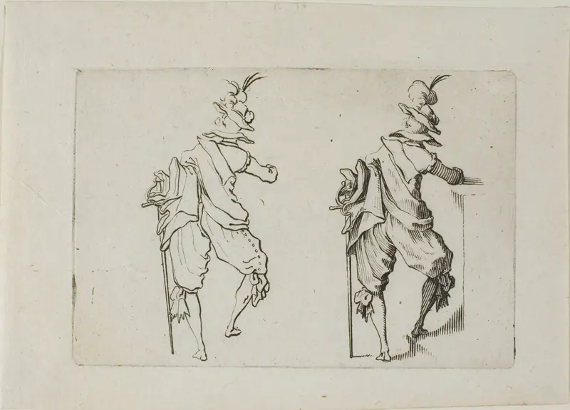 The Man Seen from the Back with a Large Sword, from The Caprices