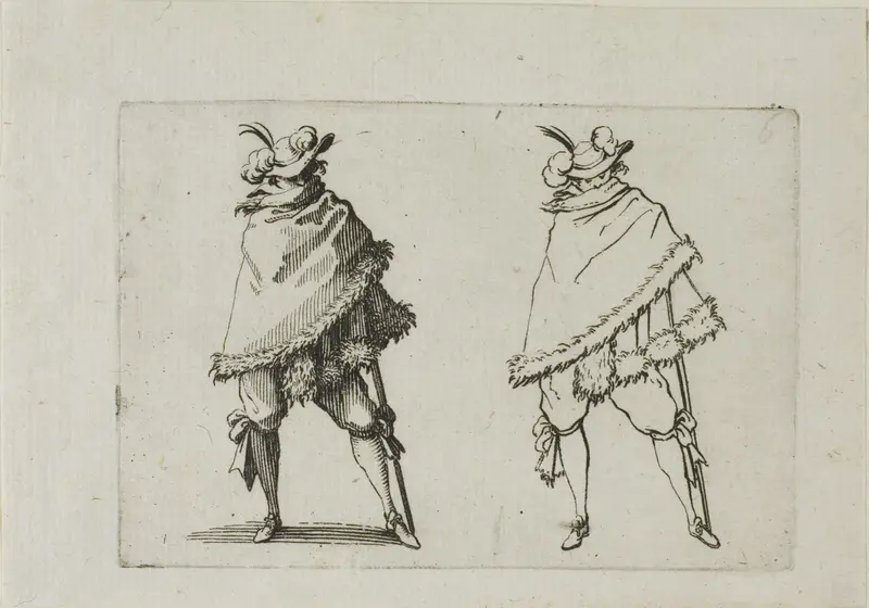 The Man Wrapped in his Coat, from The Caprices