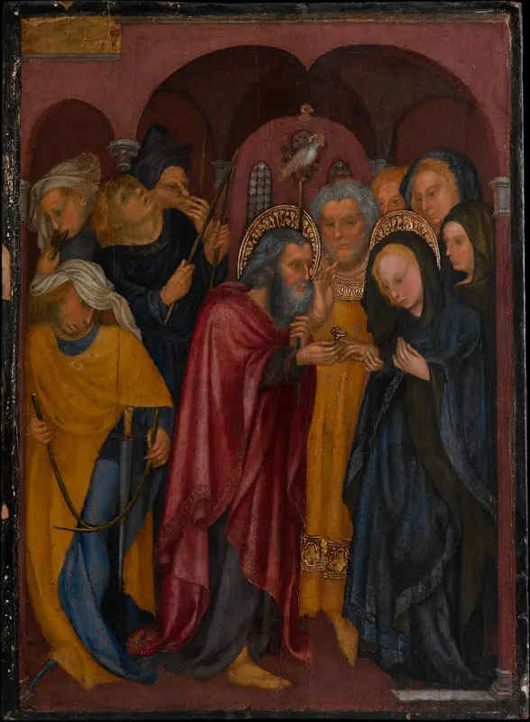The Marriage of the Virgin Wall Art by Michelino da Besozzo (Michelino de Mulinari) - High-Resolution Digital Print