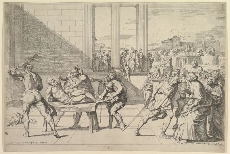 The Martyrdom of Saint  Andrew Wall Art by Carlo Maratti - High-Resolution Digital Print