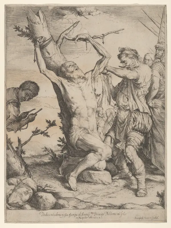 The Martyrdom of Saint Bartholomew Wall Art by Jusepe de Ribera (called Lo Spagnoletto) - High-Resolution Digital Print