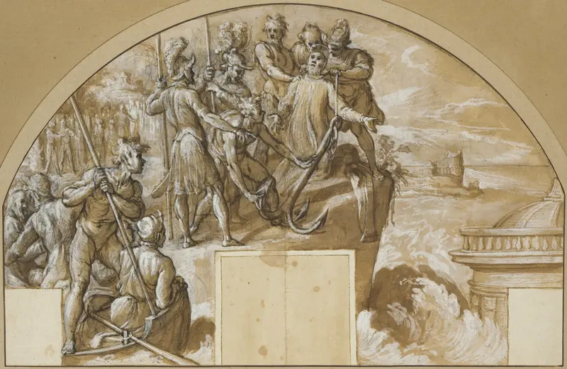 The Martyrdom of Saint Clement I, Pope Wall Art by Agostino Ciampelli - High-Resolution Digital Print