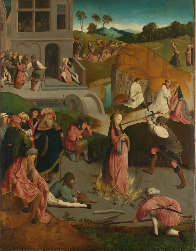 The Martyrdom of Saint Lucy Wall Art by Unknown - High-Resolution Digital Print