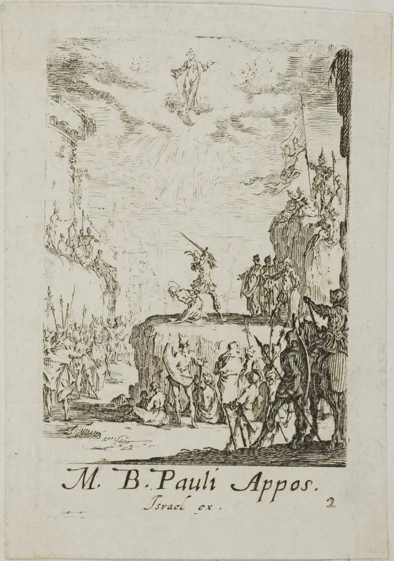 The Martyrdom of Saint Paul, plate two from The Martyrdoms of the Apostles