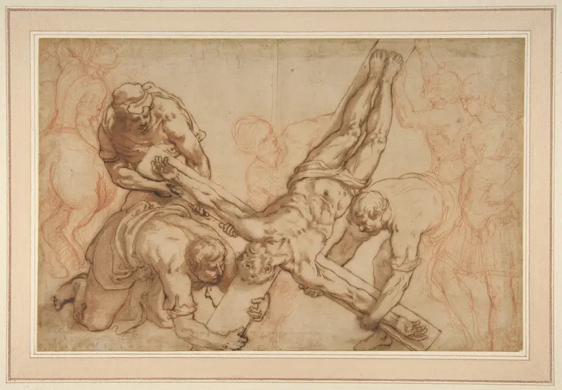 The Martyrdom of Saint Peter Wall Art by Giovanni Battista Ricci (Giovanni Battista da Novara) - High-Resolution Digital Print