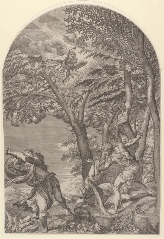 The Martyrdom of Saint Peter Wall Art by Martino Rota - High-Resolution Digital Print