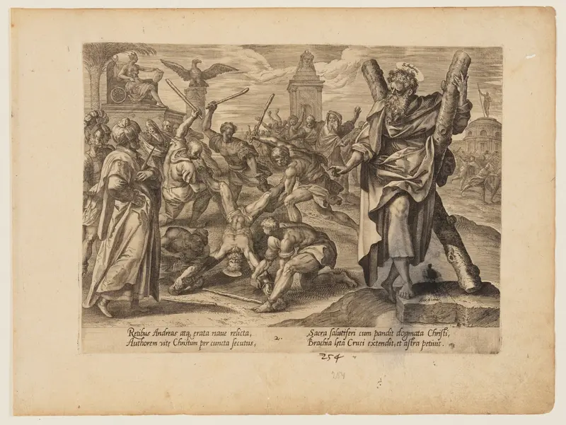 The Martyrdom of St Andrew, from The Martyrdom of Christ and the Apostles