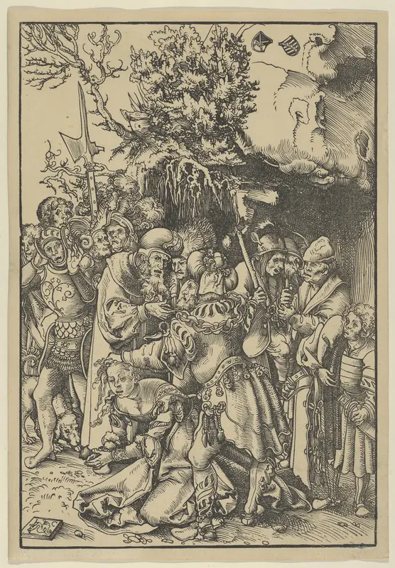 The Martyrdom of St. Barbara Wall Art by Lucas Cranach the Elder - High-Resolution Digital Print
