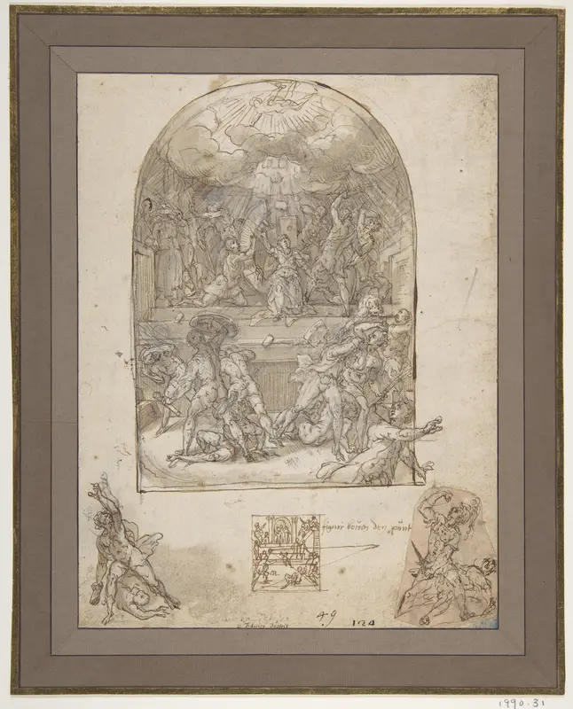 The Martyrdom of St. Catherine Wall Art by Tiburzio Passarotti (Passerotti) - High-Resolution Digital Print