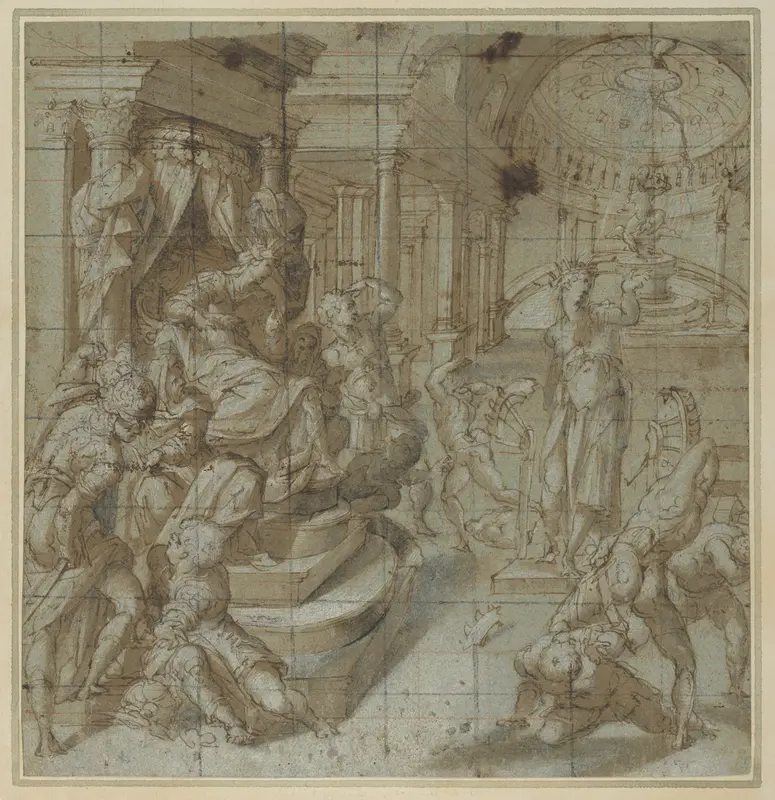The Martyrdom of St. Catherine of Alexandria Wall Art by Carlo Portelli - High-Resolution Digital Print