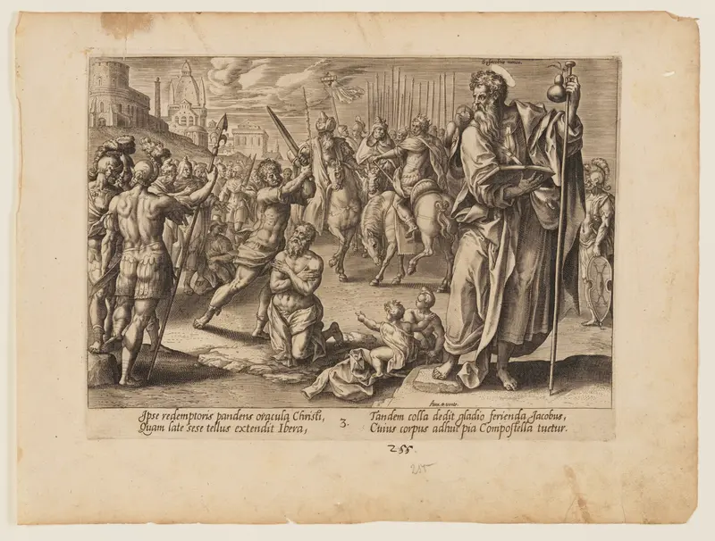The Martyrdom of St James Major, from The Martyrdom of Christ and the Apostles